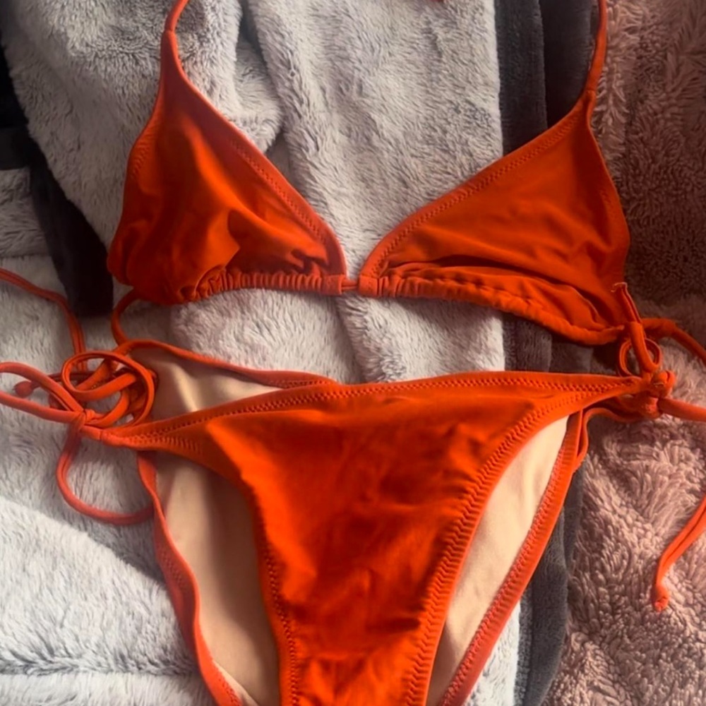 Orange bikini